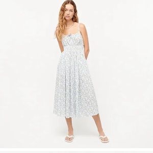 JCrew Smocked-waist dress in Liberty Rose floral new with tags